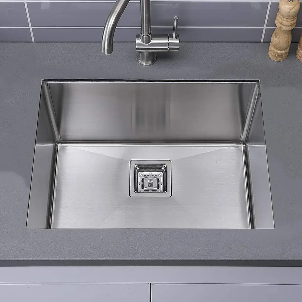 Kitchen Waste Disposer Square Lid Sink Plug Food Disintegration Drain Cover Tool