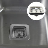 Kitchen Waste Disposer Square Lid Sink Plug Food Disintegration Drain Cover Tool - Extra Image