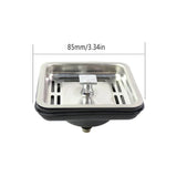 Kitchen Waste Disposer Square Lid Sink Plug Food Disintegration Drain Cover Tool - Extra Image