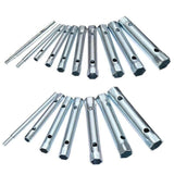 10PCS Spark Plug Wrench Set Hex Socket Spanner Tools for Bike Car and Home Use - Front View