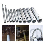 10PCS Spark Plug Wrench Set Hex Socket Spanner Tools for Bike Car and Home Use