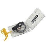Baseplate Pocket Compass Military Orienteering Hiking Camping Maps Lensatic Army