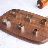 30X Polymer Clay Cutter Stainless Steel Geometry Pottery Tool Cutting Mould Diy - Top-Down View