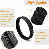 2/4PCS Replacement Pool Cleaner Tires for Zodiac MX6 MX8 R0526100 Tracks - 2PCS