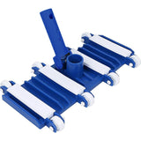 Heavy Duty Flexible Pool Vacuum Head with Wheels for 38mm Hose - Front View