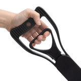 Long Handle Pet Pooper Scooper with Clamping Jaw for Dog Waste Pickup Outdoor Use - Rear View