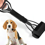 Long Handle Pet Pooper Scooper with Clamping Jaw for Dog Waste Pickup Outdoor Use - Extra Image