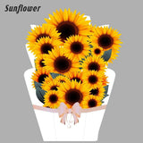 New Style 3D Pop Up Cards Paper Flower Bouquet Greeting Card for All Occasions - Poppy - Extra Image