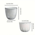 2pcs Transparent Self Watering Flowerpot Automatic Absorbent Planter Storage, image 3