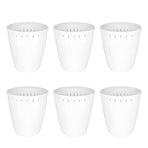 6pcs Self Watering Flowerpot Breathable Planter Indoor Outdoor Garden Basin