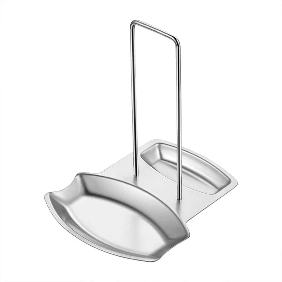 Removable Stainless Steel Pot Lid Spoon Rack Kitchen Draining Storage Holder
