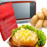 2X Microwave Baked Potato Corn Cooking Bag Reusable Washable Corn Cooker Express - Side View