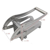 Chip Potato Chipper Maker French Fries Dicer Slicer Chopper Cutter and 2 Blades - Side View