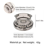 Coffee Machine Powder Catch Ring Espresso Dosing Funnel Barista Grounds Tool - Side View