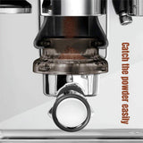 Coffee Machine Powder Catch Ring Espresso Dosing Funnel Barista Grounds Tool - Top-Down View