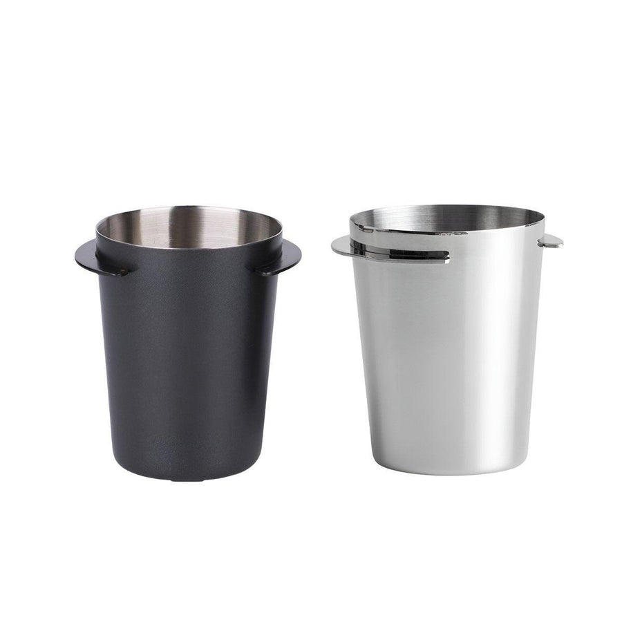 58mm Stainless Steel Coffee Catchers Coffee Maker Handle Accessories Durable Use - Black