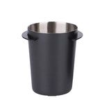 58mm Stainless Steel Coffee Catchers Coffee Maker Handle Accessories Durable Use - Black - Rear View