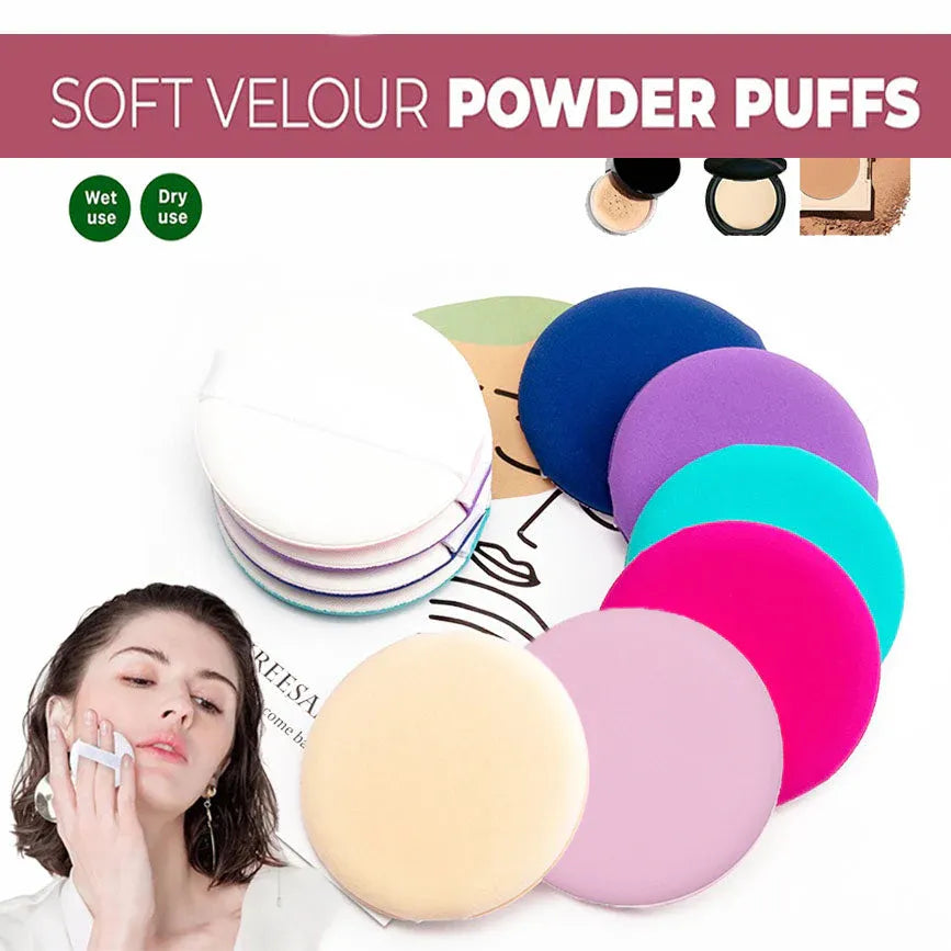 Air Cushion Puff Powder Foundation Makeup Cosmetic Sponge BB CC Cream Face - Purple