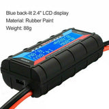 150A Digital LCD Amp Watt Meter Power Analyser Solar Caravan - Top-Down View