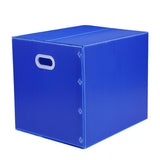 Large Capacity Waterproof Plastic Storage Box Foldable Moving Organizer Durable - 70x50x50cm