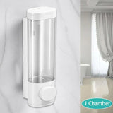 Wall Mounted Soap Dispenser Manual Press Shower Gel Bottle for Hand Sanitizer - Extra Image