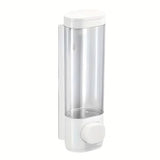 Wall Mounted Soap Dispenser Manual Press Shower Gel Bottle for Hand Sanitizer - Front View