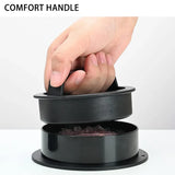 Manual Hamburger Press Round Meat Patty Mould BBQ with 100 Wax Discs - 45-Degree Angle