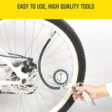 Air Tyre Inflator Pressure Meter Car Truck Tire Pump Hose Gauge Compressor Tools - Extra Image