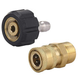 Pressure Washer Adapter 1/4inch Quick Connect Kit M22-14 Adapter - Front View
