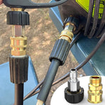 Pressure Washer Adapter 1/4inch Quick Connect Kit M22-14 Adapter