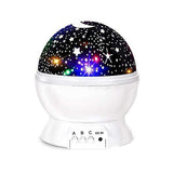 LED Night Star Galaxy Projector Rotating Lamp for Bedroom Ambience and Gift Use - Black - Extra Image