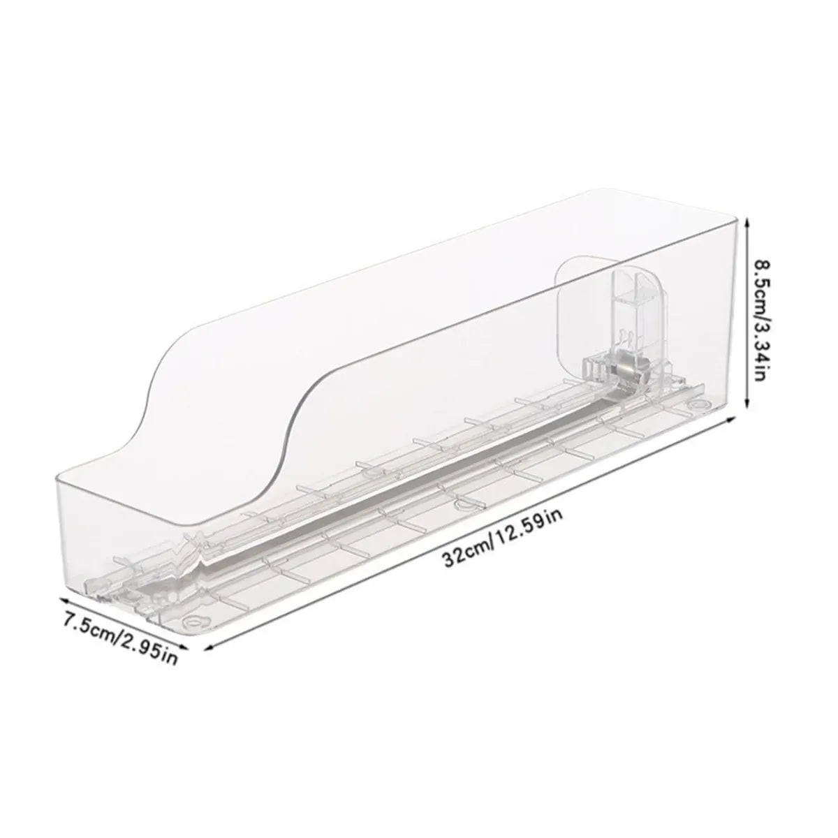 Fridge Drink Organizer Auto Push Forward Dispenser Adjustable for Cans Bottles