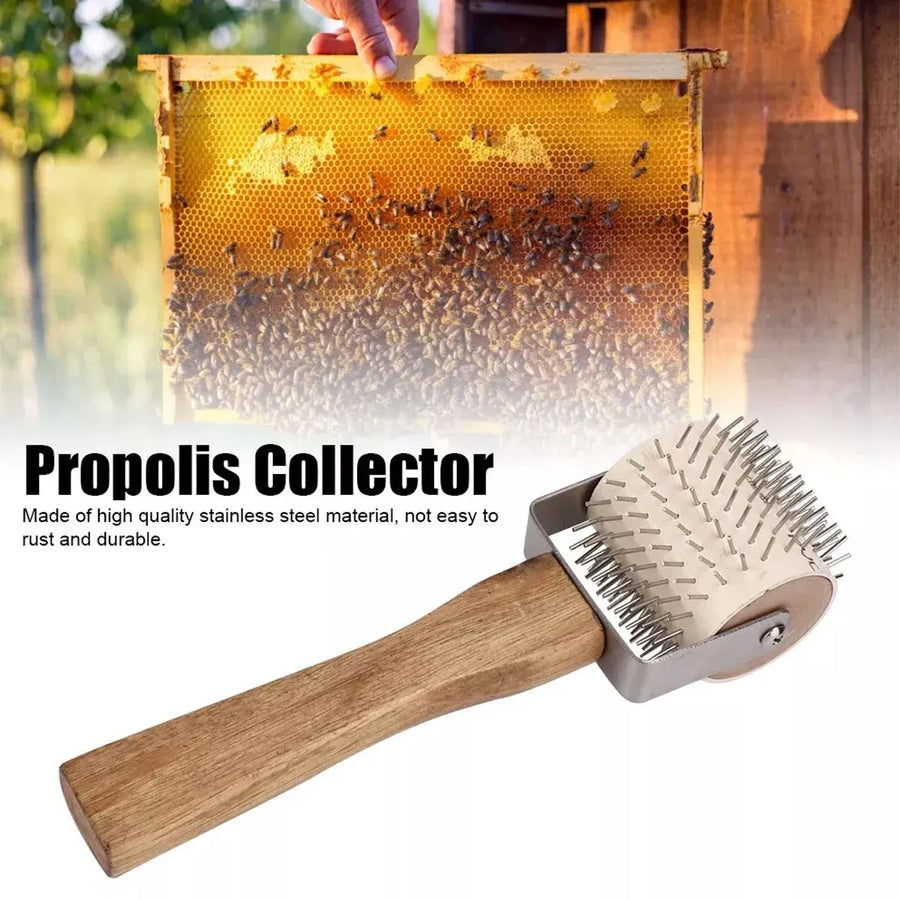Steel Needle Roller Propolis Harvester Beekeeping Tool for Hive Collection