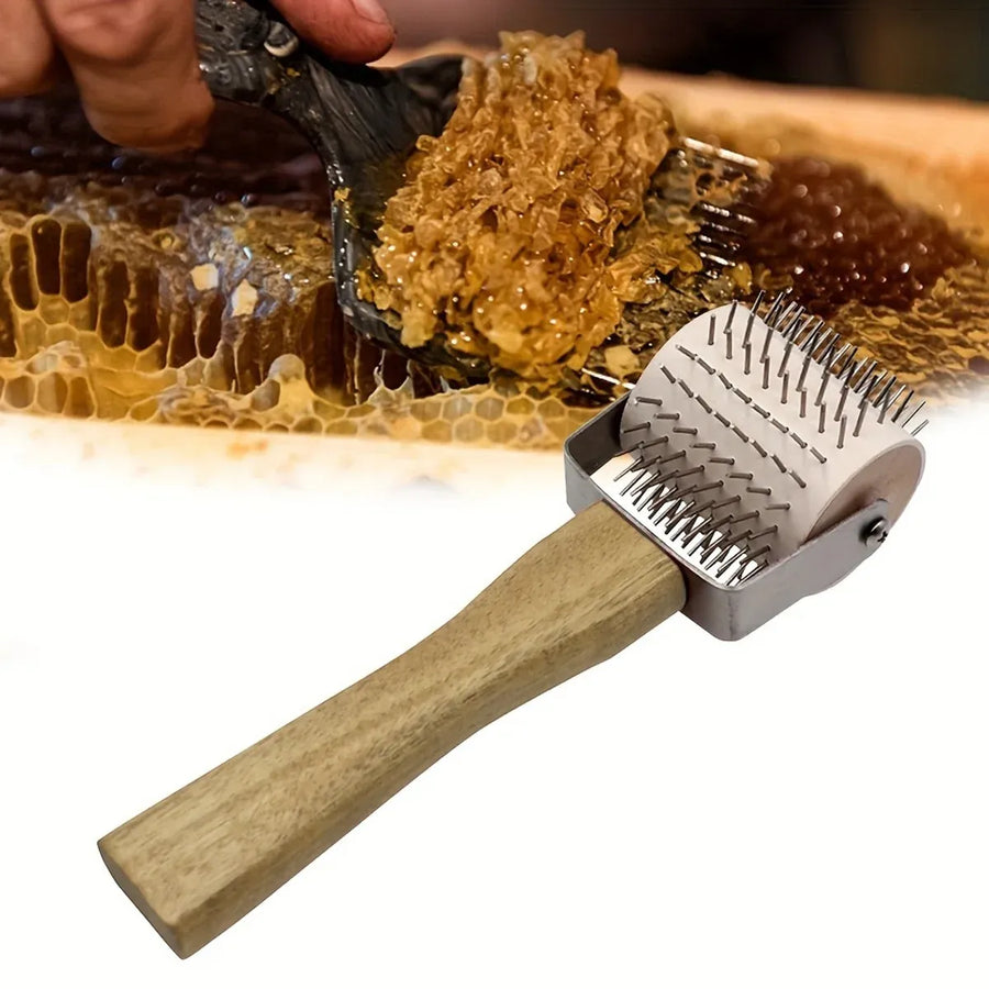 Steel Needle Roller Propolis Harvester Beekeeping Tool for Hive Collection