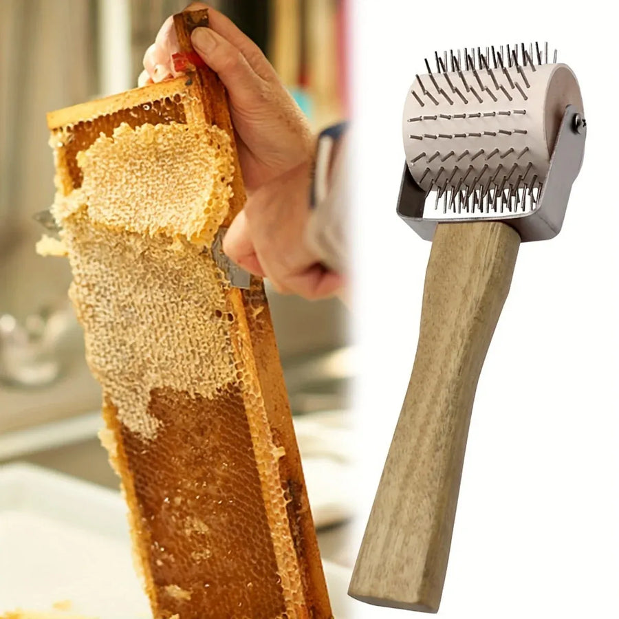Steel Needle Roller Propolis Harvester Beekeeping Tool for Hive Collection