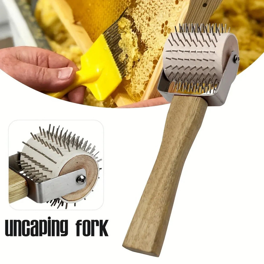 Steel Needle Roller Propolis Harvester Beekeeping Tool for Hive Collection