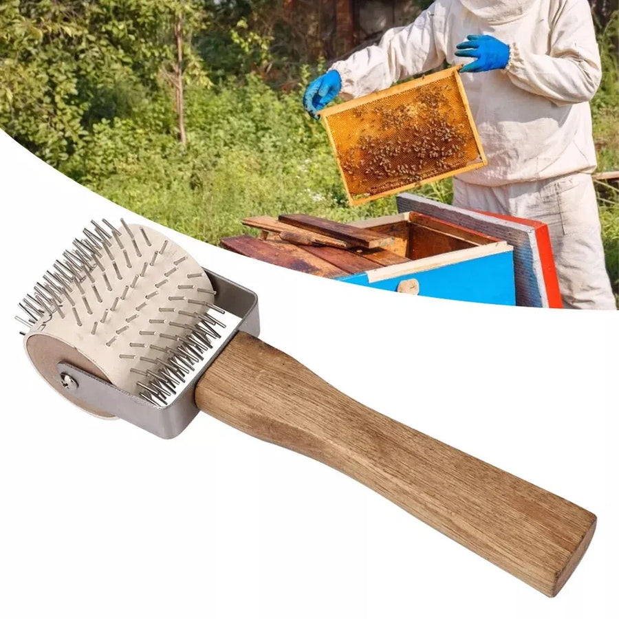 Steel Needle Roller Propolis Harvester Beekeeping Tool for Hive Collection