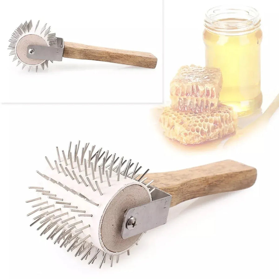 Steel Needle Roller Propolis Harvester Beekeeping Tool for Hive Collection