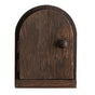 Solid Wood Wall Switch Protector Cover Socket Decorative Frame Masking Cover - Dark Wood