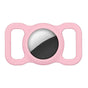 Silicone Collar Attachment Case Compatible with Tracking Device for Pets - Pink