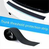 Car Trunk Rear Edge Protector Rubber Bumper Guard  No Scratch Auto Universal  Au - Top-Down View