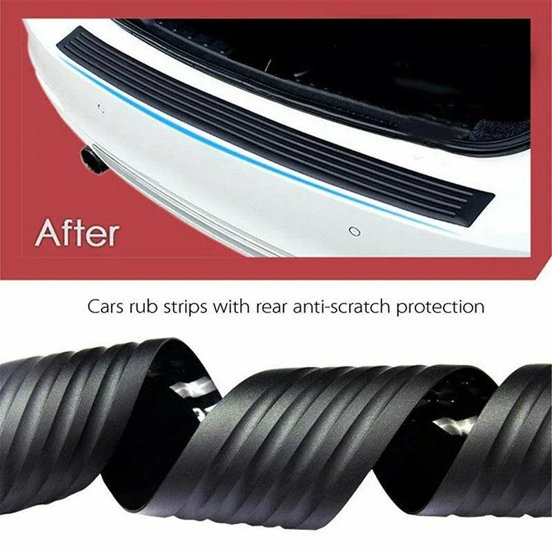 Car Trunk Rear Edge Protector Rubber Bumper Guard  No Scratch Auto Universal  Au