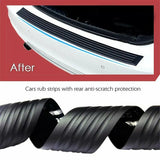 Car Trunk Rear Edge Protector Rubber Bumper Guard  No Scratch Auto Universal  Au - Low Angle