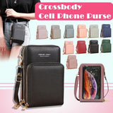 Women Crossbody Phone Purse Touch Screen Bag Rfid Blocking Wallet Shoulder Strap - Green