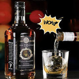 Large Ice Cube Tray Ball Maker Big Silicone Mold Sphere Whiskey Round Mould - Circular 6 grid - Top-Down View