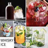 Large Ice Cube Tray Ball Maker Big Silicone Mold Sphere Whiskey Round Mould - Circular 6 grid