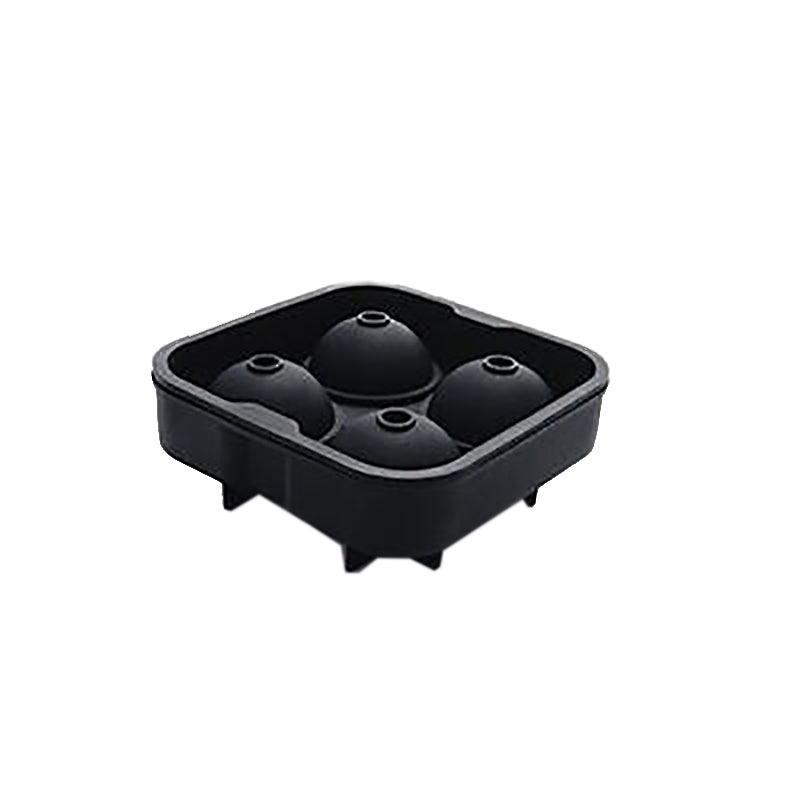 Large Ice Cube Tray Ball Maker Big Silicone Mold Sphere Whiskey Round Mould - Circular 6 grid