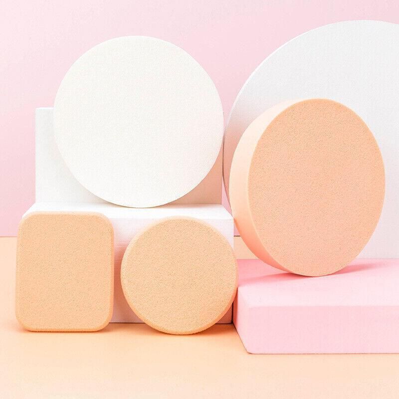 7PCS Puff Air-Cushion Makeup Sponge Smooth Puff Beauty Tools Wet Dry Dual Use