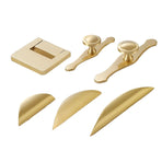 Chinese Cabinet Door Handle Pure Copper Pull Drawer Hand Handle Furniture - Type A-32mm