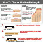 Chinese Cabinet Door Handle Pure Copper Pull Drawer Hand Handle Furniture - Type A-32mm